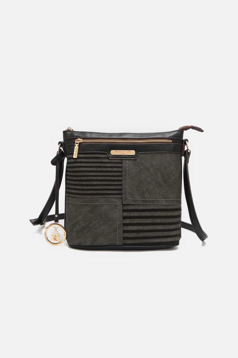 Nicole Lee USA Scallop Stitched Crossbody Bag