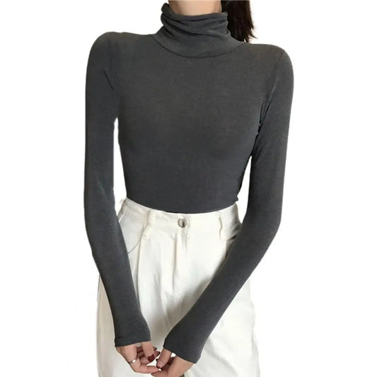 Turtleneck Base Shirt (Charcoal)