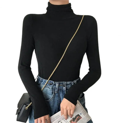 Turtleneck Base Shirt (Black)