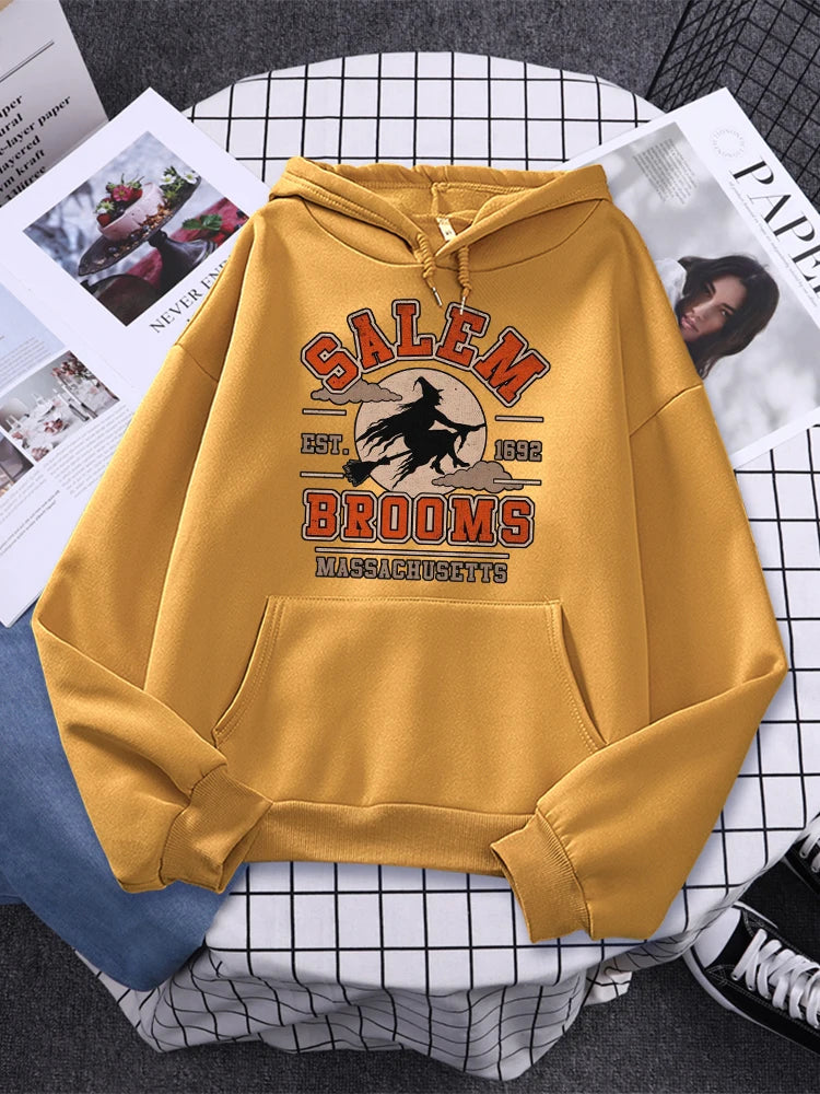 Salem Massachusetts Graphic Pullover (Beige)