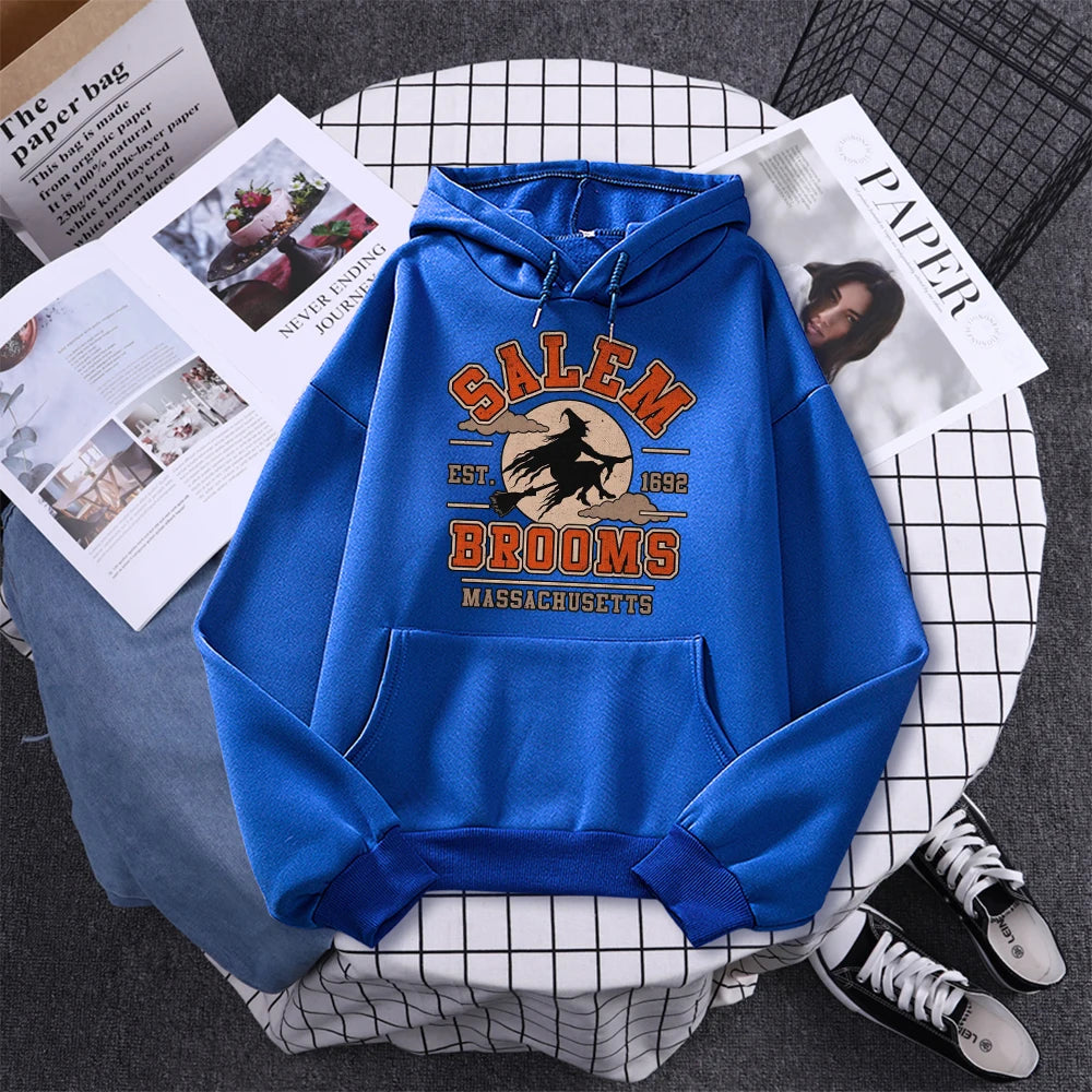 Salem Massachusetts Graphic Pullover (Haze Blue)