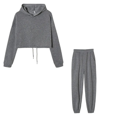 Tie Style 2 Piece Set (Grey)