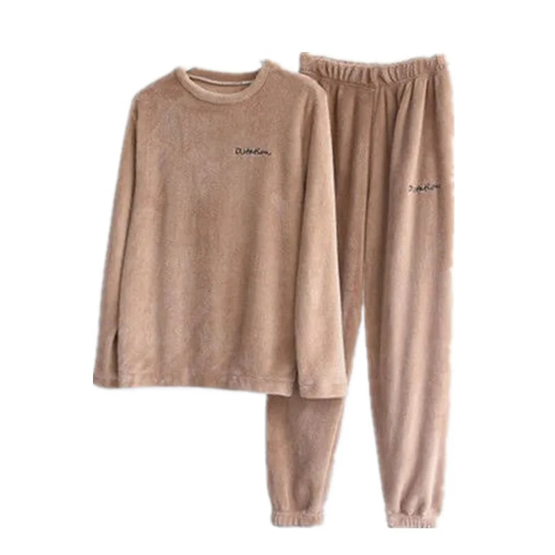 Velvet Pajama Pants (Khaki)