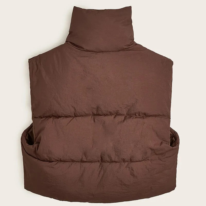 Sleeveless Street Vest (Brown)