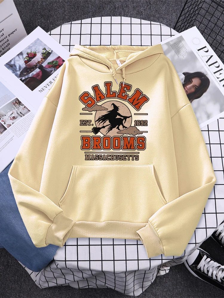 Salem Massachusetts Graphic Pullover (Beige)